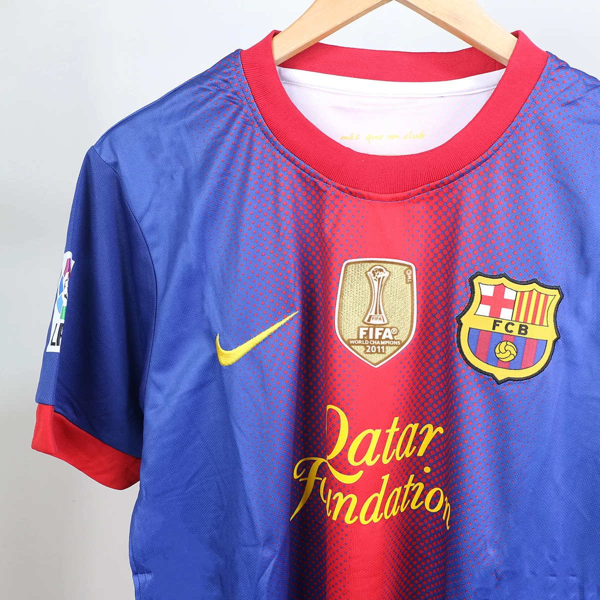 لباس شورت اول بارسلونا نوستالژی Barcelona Home Kit 2012-13